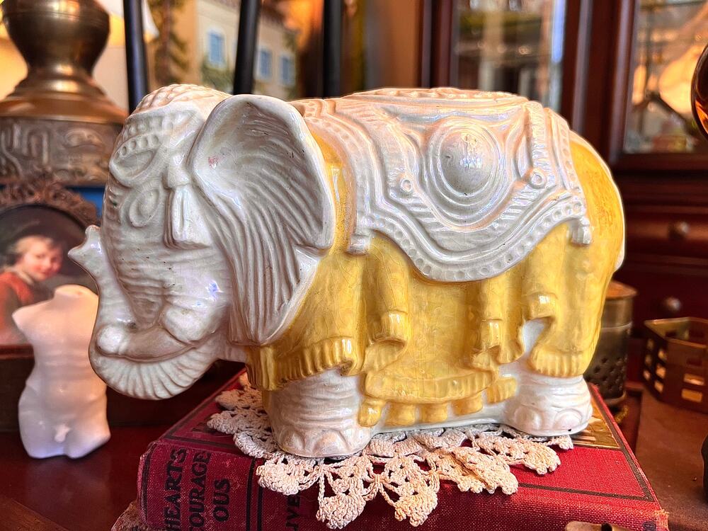 Ceramic Elephant Piggy Bank